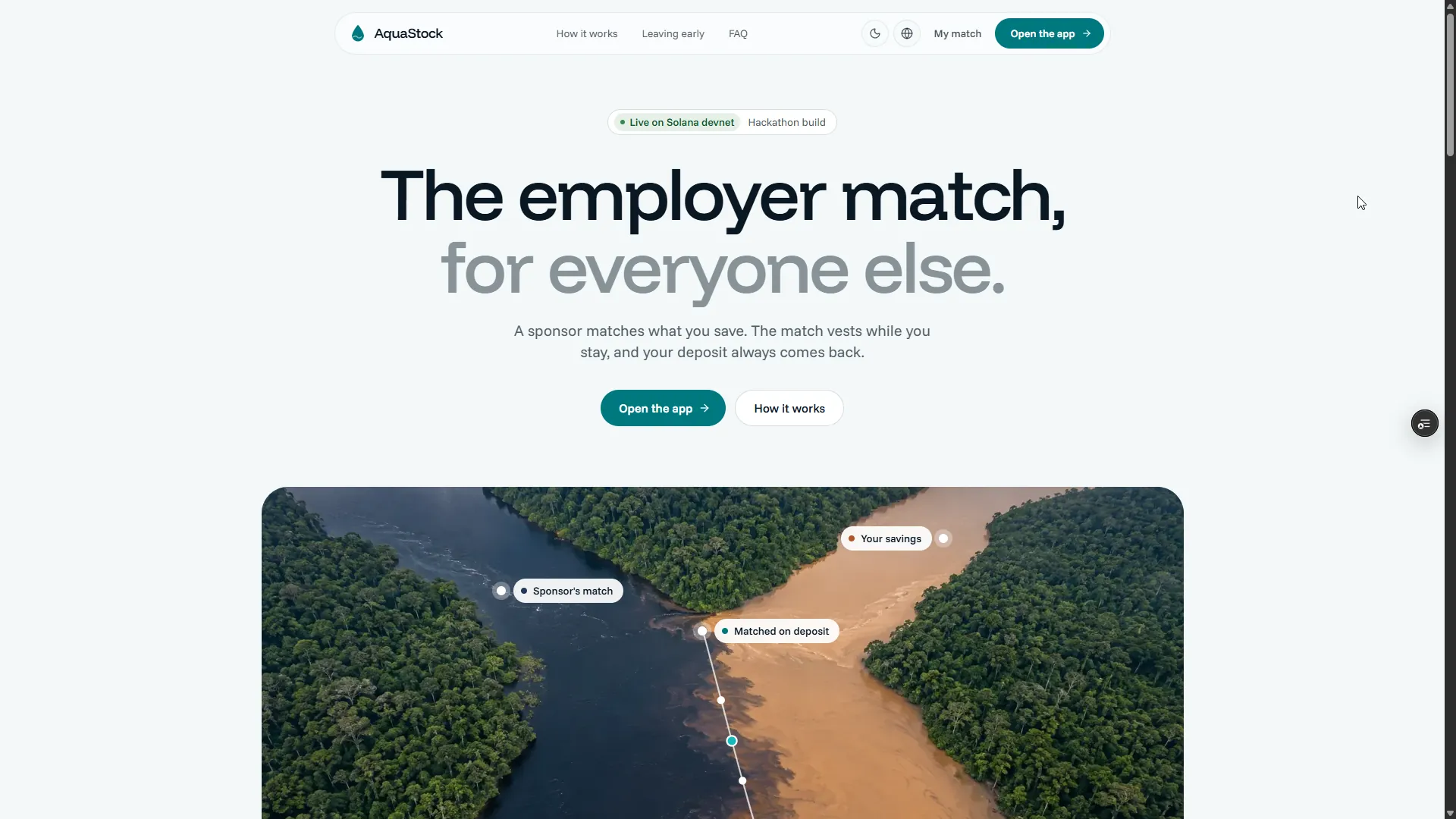 AquaStock homepage